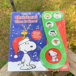 Peanuts Holiday Sound Book with Green and Red Panel